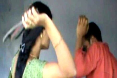 पत्‍नी ने कर दी पति की पिटाई, गांव में मचा हंगामा