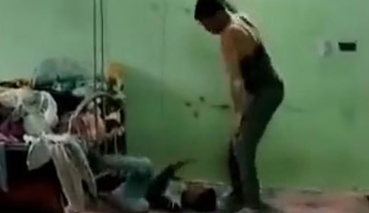 बच्चे की पिटाई का सोशल मीडिया पर वायरल वीडियो हैदराबाद का