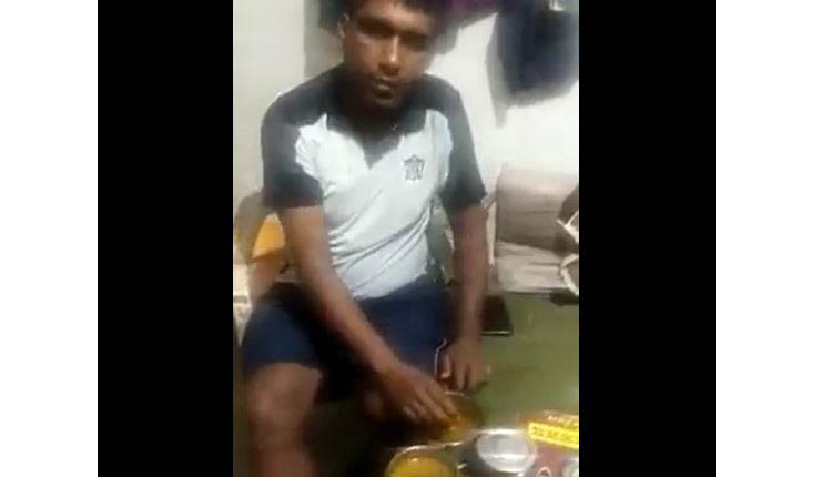 बस्तर के BSF केम्प में जवानों को घटिया खाना: video वायरल