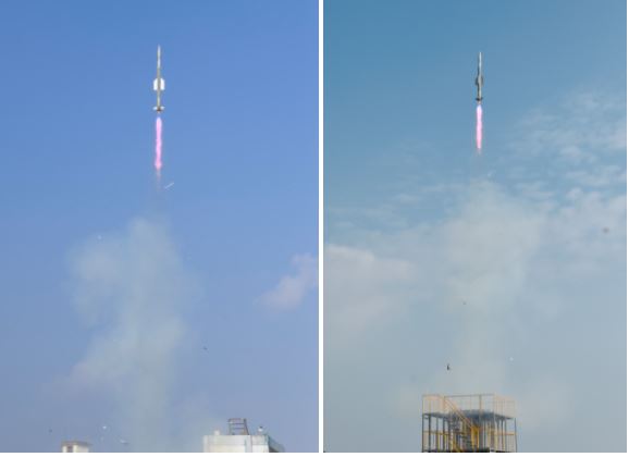 वर्टिकल लॉन्च शॉर्ट रेंज मिसाइल का सफल परीक्षण