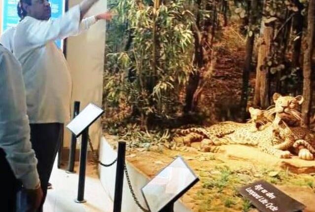 बारनवापारा पहुंचे वन मंत्री मोहम्मद अकबर