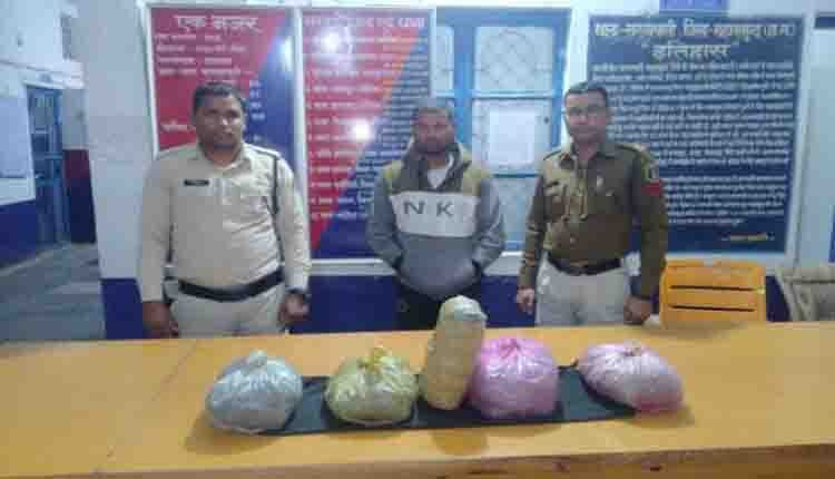 जांजगीर का युवक ओडिशा से गांजा लाते सरायपाली में गिरफ्तार