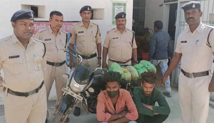 पिथौरा पुलिस ने गांजा समेत 2 को किया गिरफ्तार