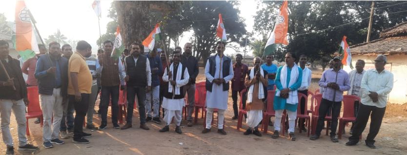 ब्लॉक कांग्रेस कमेटी उदयपुर ने हाथ जोड़ो यात्रा के तहत शुरू की पदयात्रा