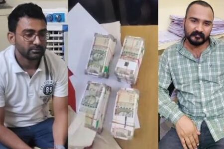ED अधिकारी 15 लाख की घूस लेते सहयोगी समेत गिरफ्तार