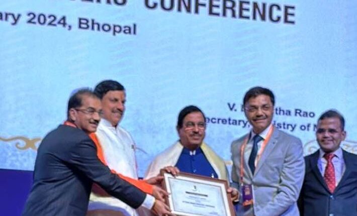 छत्तीसगढ़ को गैर कोयला मुख्य खनिज ब्लॉकों की नीलामी के लिए एक और राष्ट्रीय पुरस्कार