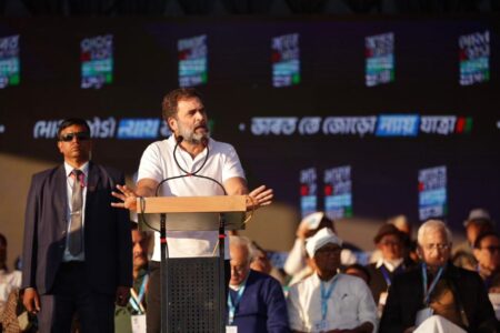 राहुल गांधी के नेतृत्व में ‘भारत जोड़ो न्याय यात्रा’ मणिपुर के खोंगजोम से शुरू