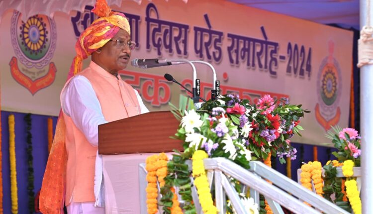 विकसित छत्तीसगढ़ का संकल्प लेकर आगे बढ़ रही हमारी सरकार : मुख्यमंत्री श्री विष्णु देव साय