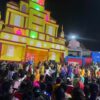 शिव मंदिर परिसर में धूमधाम से मनाया गया दशहरा, 50 फीट ऊंचे रावण का  दहन