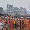 उदयपुर में हर्षोल्लास से मना छठ पर्व, श्रद्धालुओं ने दी उगते सूर्य को अर्घ्य